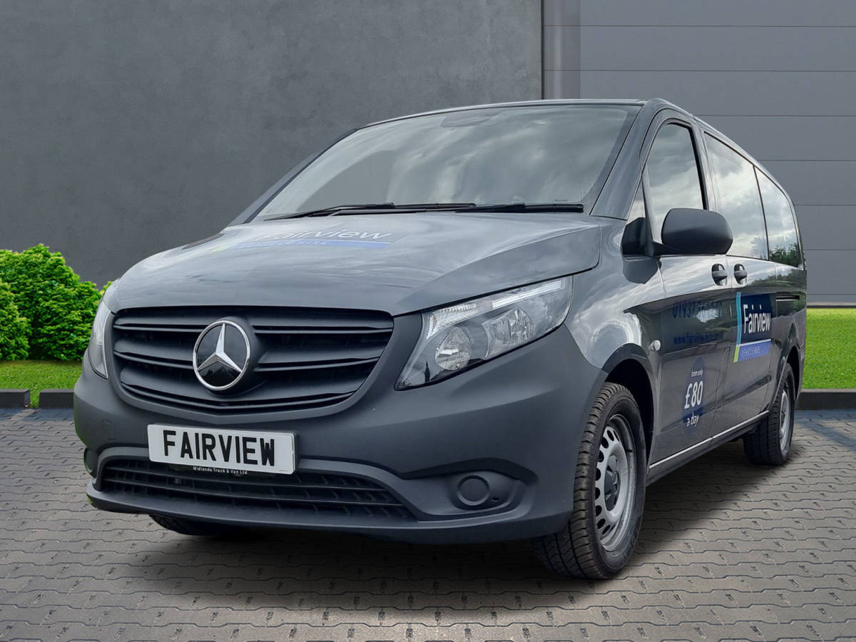 Mercedes V-Class for hire from Fairview Vehicle Hire