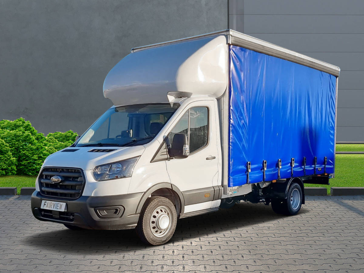 Ford TRANSIT 350 LEADER ECOBLUE CURTAINSIDE for hire from Fairview Vehicle Hire