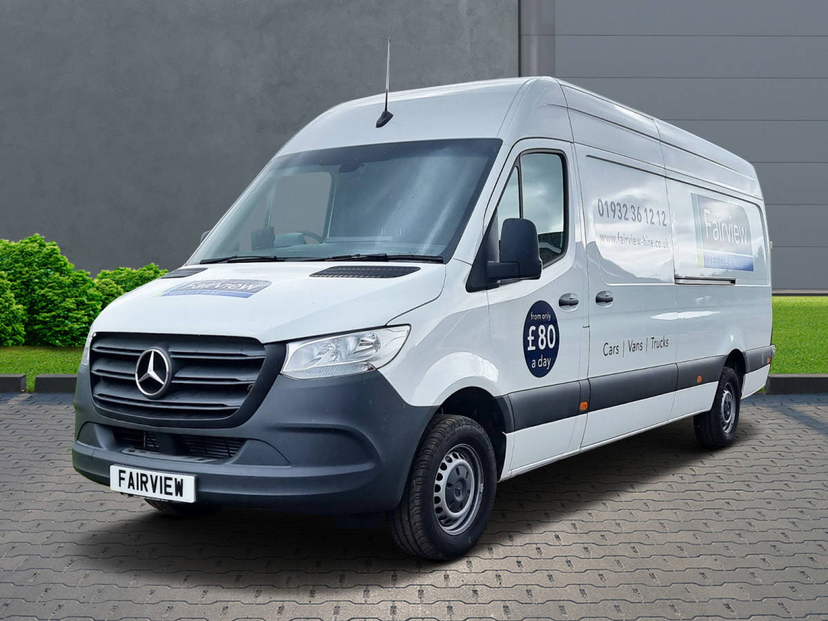 Mercedes Benz Sprinter for hire from Fairview Vehicle Hire